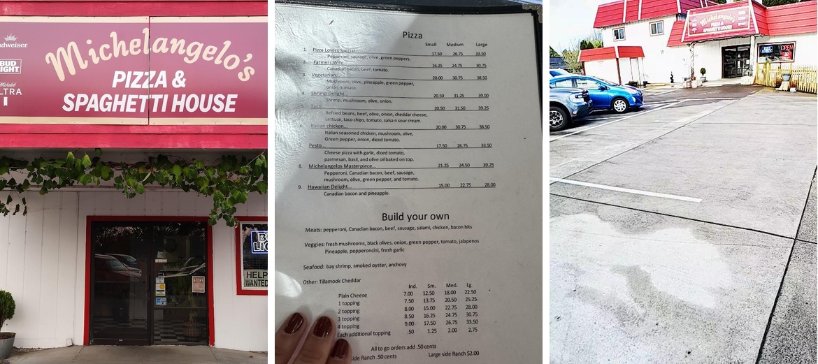 Michelangelo's Menu