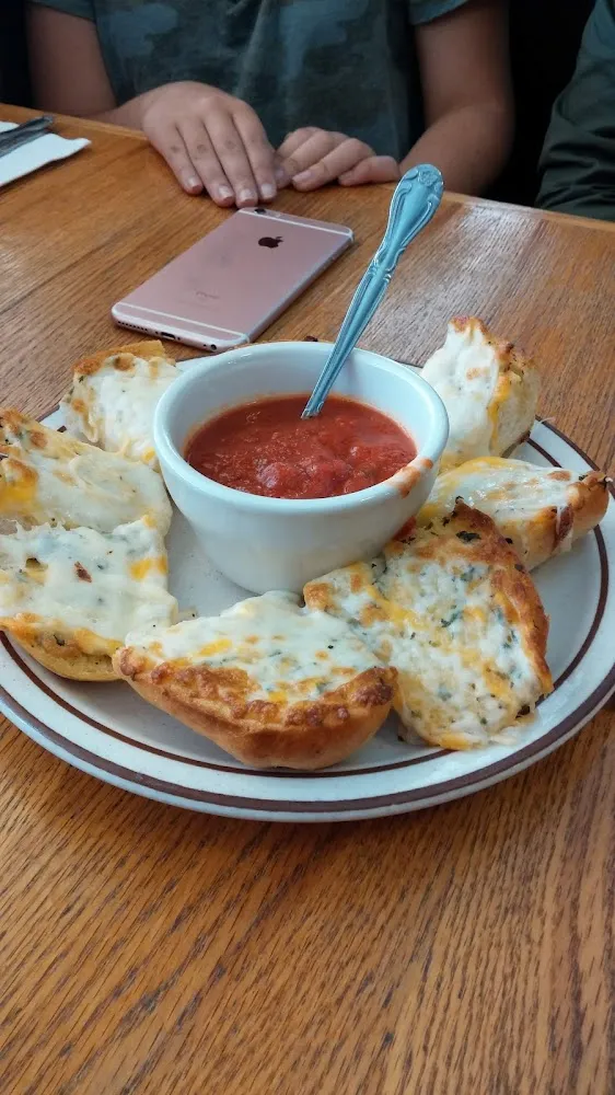 Cheese Bread and Marinara Sauce
